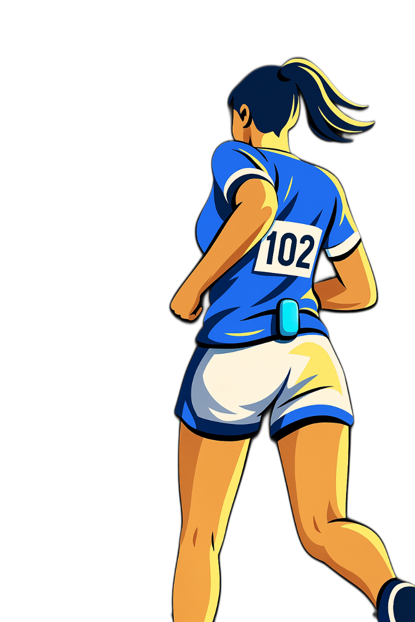 ランナーのイラスト
